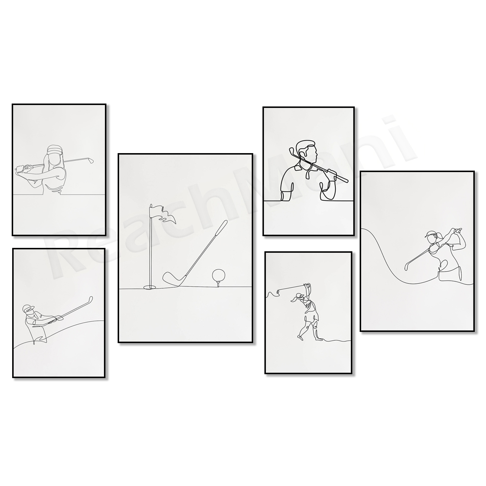 Golf Equipment Europe - Minimalist golfçü, golf çantası, golf sopası