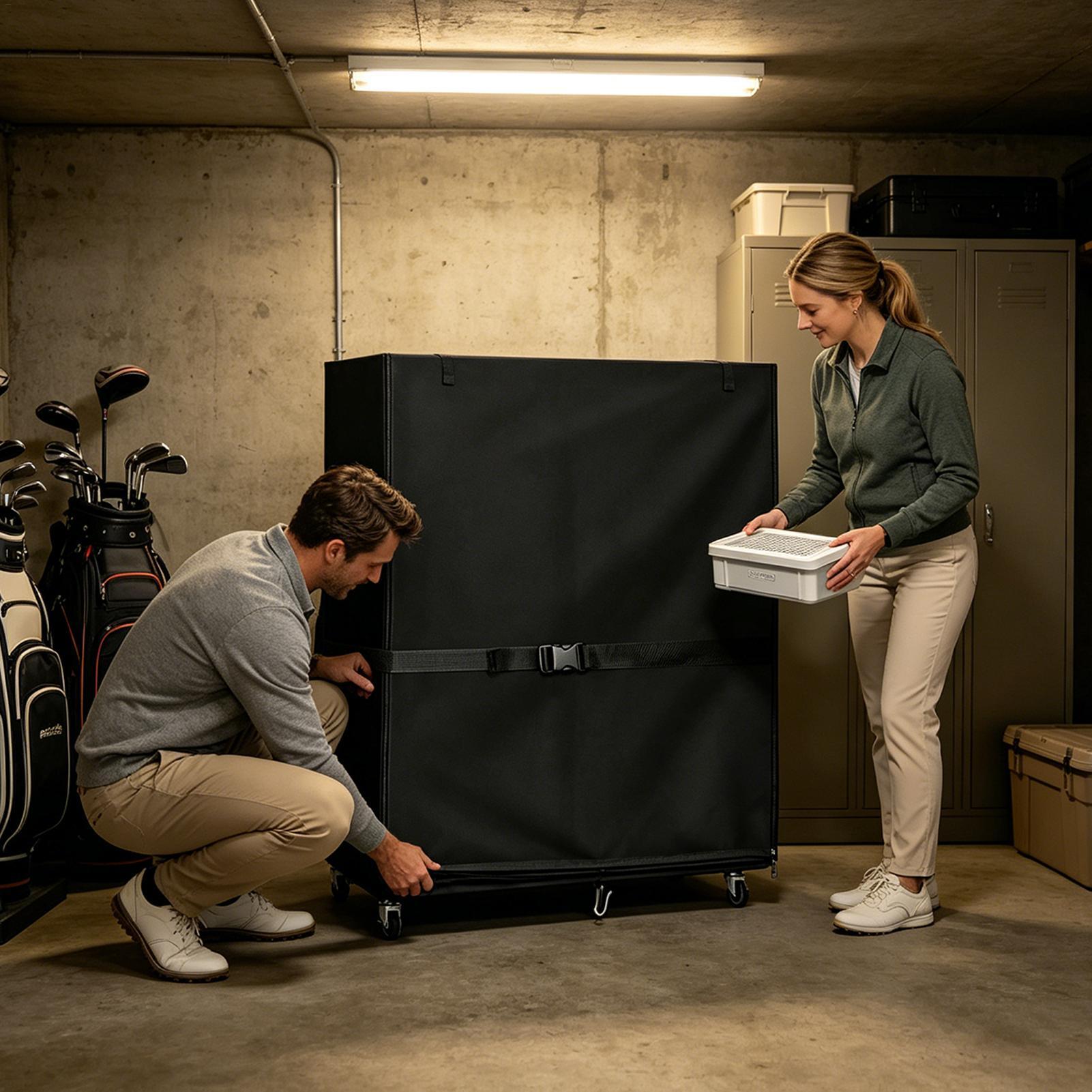 Golf Standı Çantası Yağmur Kap - Golf Equipment Organizer For Garage incelemesi ve fiyatı