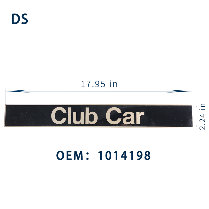 Club Car DS Precedent Ön Logo  - Golf Equipment Logo incelemesi ve fiyatı