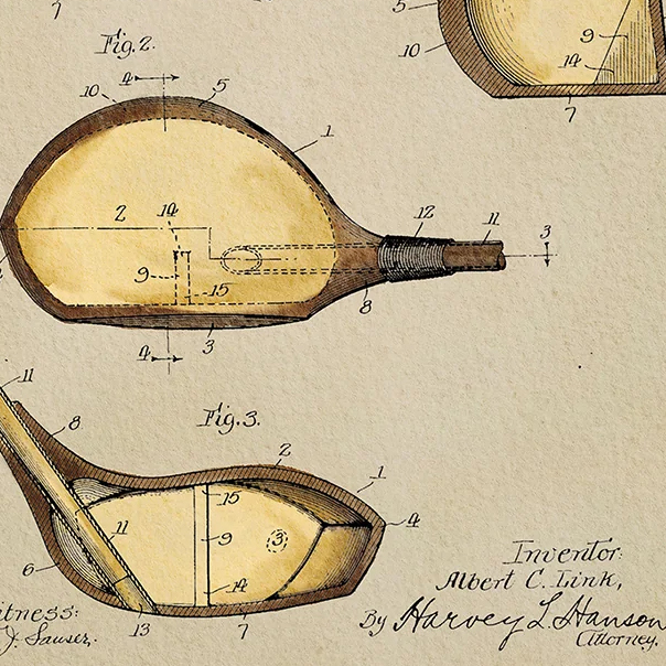Vintage Golf Patent Resimleri  - Golf Equipment Industry incelemesi ve fiyatı