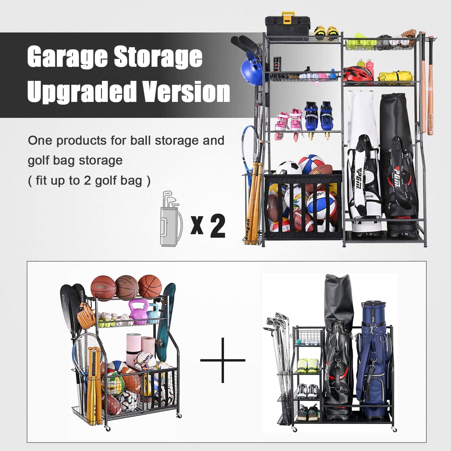 Garaj Spor Ekipmanları Saklama - Golf Equipment Organizer For Garage incelemesi ve fiyatı