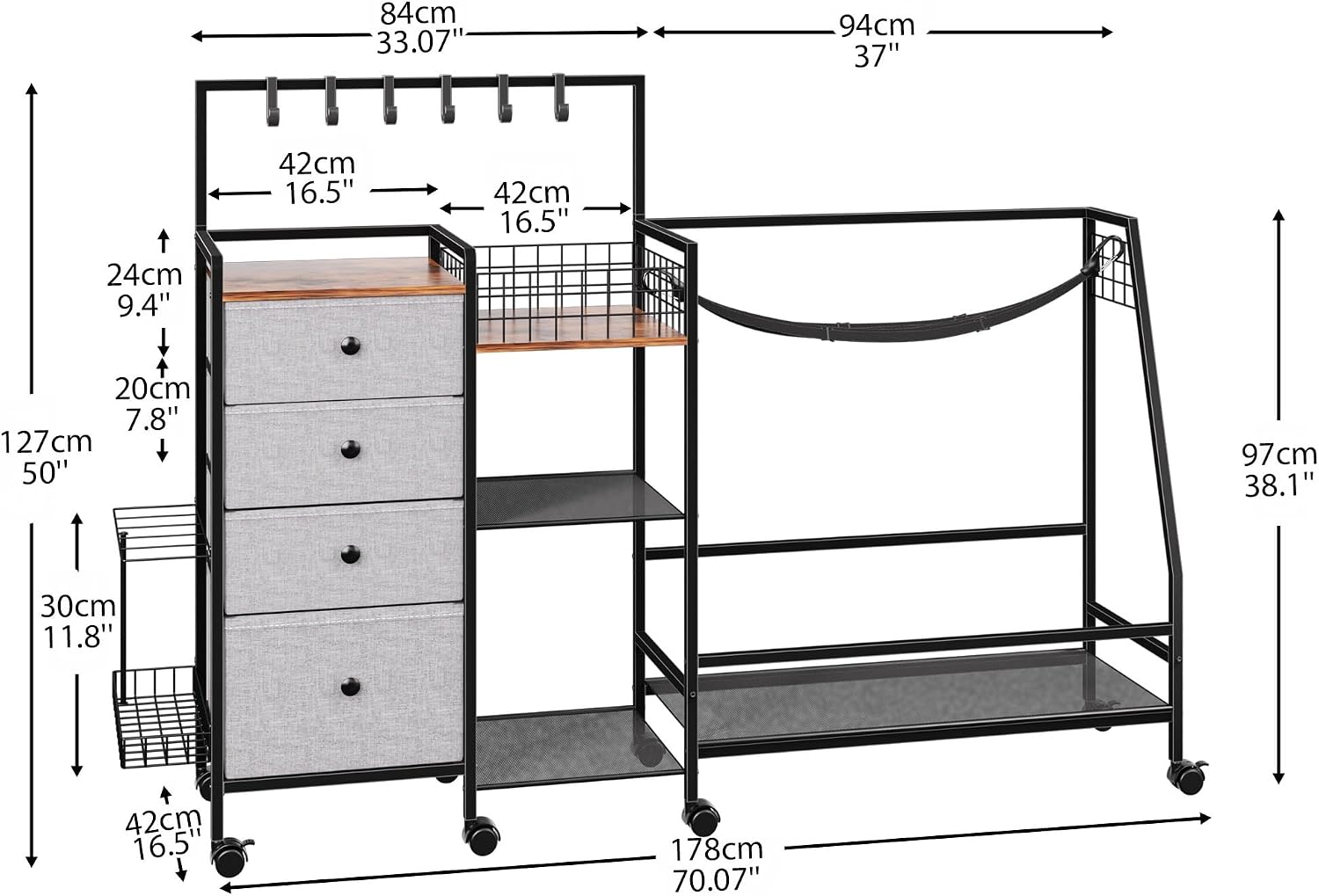 Garaj İçin Ekstra Büyük Golf Ç - Golf Equipment Organizer For Garage incelemesi ve fiyatı
