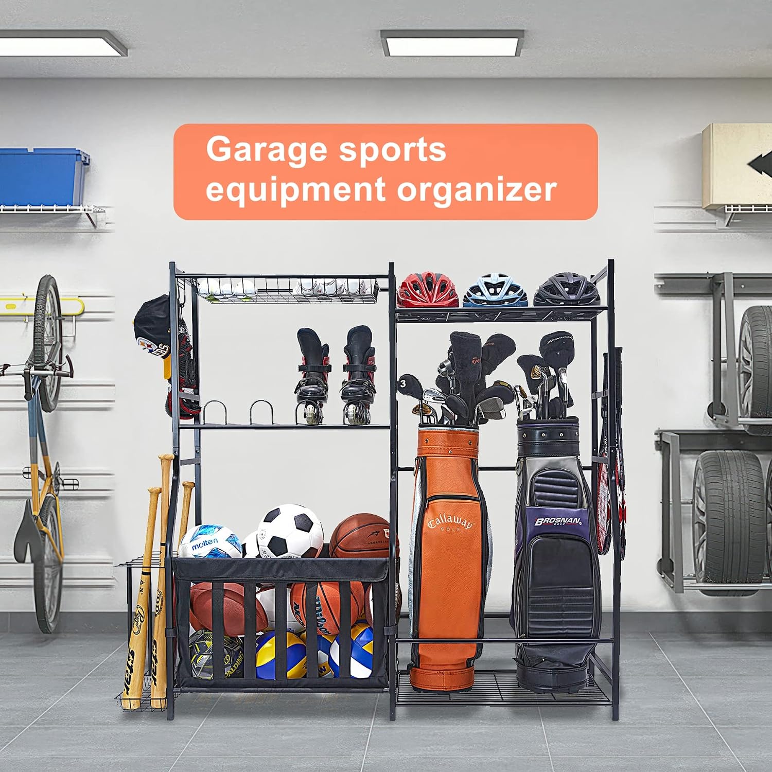 Garaj Spor Ekipmanları Depolam - Golf Equipment Organizer For Garage incelemesi ve fiyatı