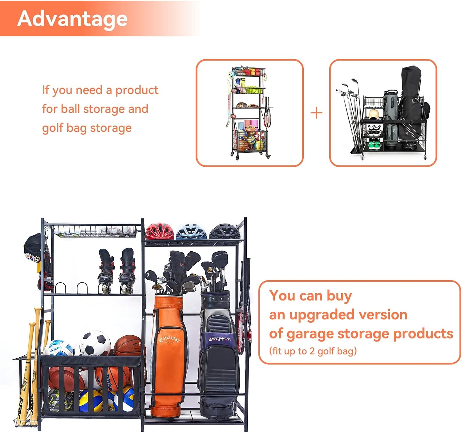 Garaj Spor Ekipmanları Depolam - Golf Equipment Organizer For Garage incelemesi ve fiyatı